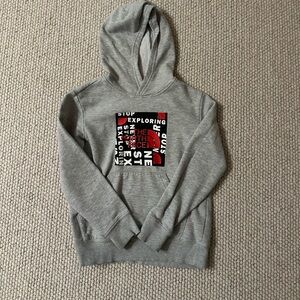 The North Face Gray Graphic Hoodie